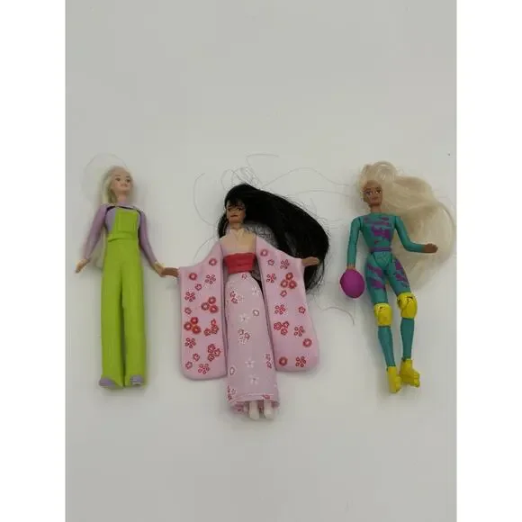 Vintage 1990s Barbie Mattel McDonald's Happy Meal Figures - Lot of 7 - Picture 4 of 5